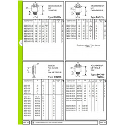 Adaptateur male BSPT/fem Metri.