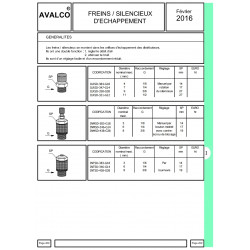 Frein/silencieux regl. tournev