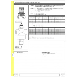 Regulateur eau G 1/8" (0,3-3b)   