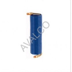 Tube spirale PU 5,5/8 + Rac. - longueur de travail : 6 M