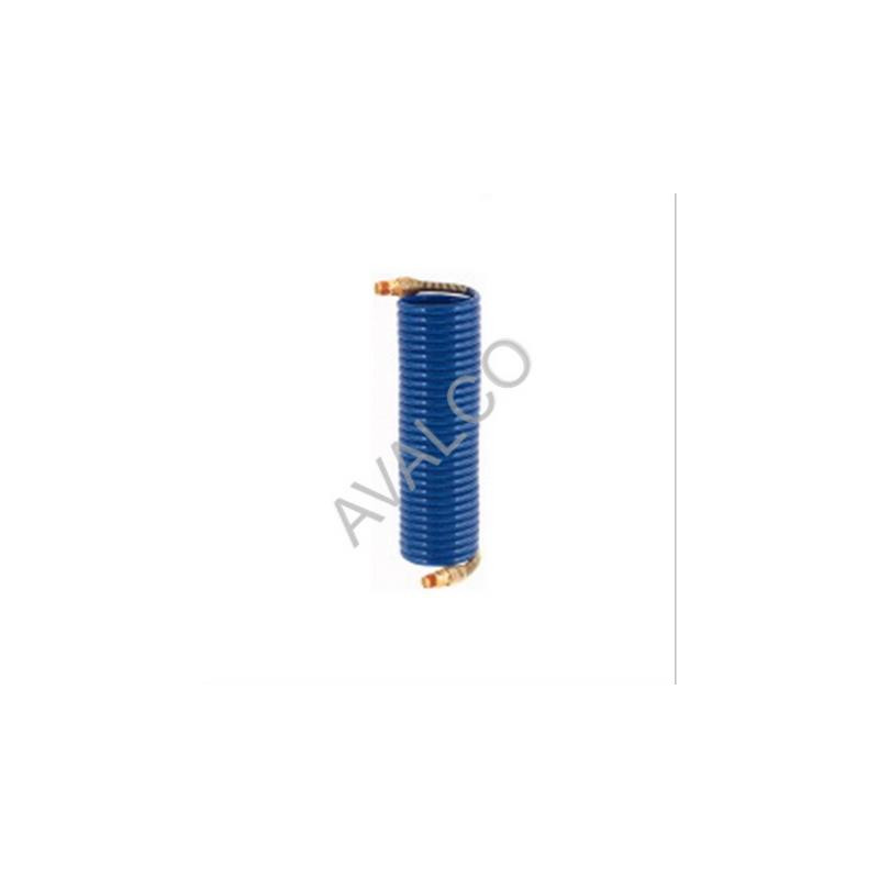 Tube spirale PU 5,5/8 + Rac. - longueur de travail : 6 M